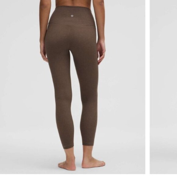 Lululemon Align High-Rise Pant 25" Diamond Texture Print Taupetastic Multi 6 - Picture 1 of 5